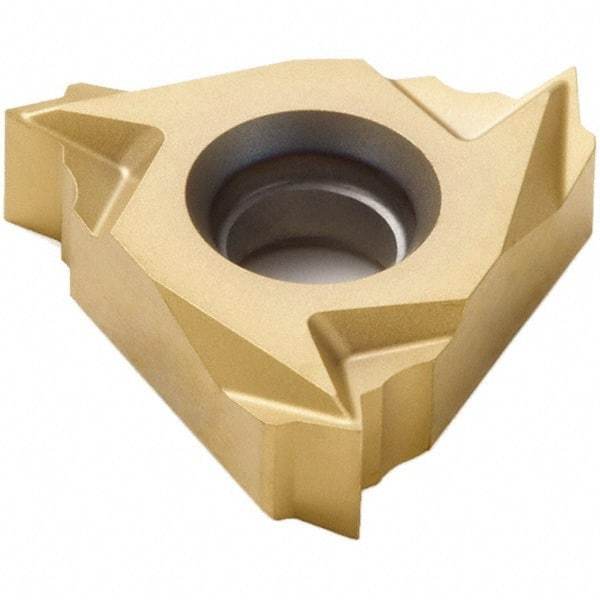 Seco - 16NR Internal Right Hand 14 NPT Laydown Threading Insert - Grade CP500, TiAlN/TiN Coated Carbide - Americas Industrial Supply