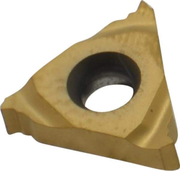 Seco - 16NR Internal Right Hand 16 UN Laydown Threading Insert - Grade CP500, TiAlN/TiN Coated Carbide - Americas Industrial Supply