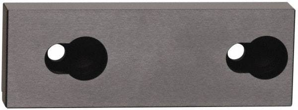 Kurt - 5.969" Wide x 1.88" High x 0.981" ThickFlat/No Step Vise Jaw - Aluminum, Fixed Jaw, Compatible with 6" Vises - Americas Industrial Supply