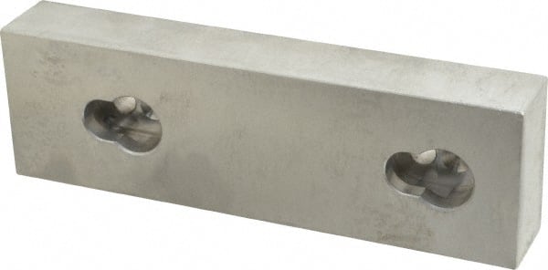 Kurt - 7.969" Wide x 2.44" High x 1.23" ThickFlat/No Step Vise Jaw - Americas Industrial Supply