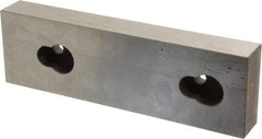 Kurt - 7.969" Wide x 2.44" High x 1.075" ThickFlat/No Step Vise Jaw - Steel, Fixed Jaw, Compatible with 8" Vises - Americas Industrial Supply