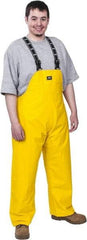 Helly Hansen - Size M, Yellow, Rain Bib Overall - 1 Pocket, Open Ankle - Americas Industrial Supply