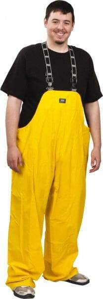 Helly Hansen - Size 2XL, Yellow, Rain Bib Overall - 1 Pocket, Open Ankle - Americas Industrial Supply