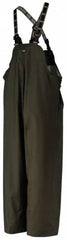 Helly Hansen - Size S, Army Green, Rain Bib Overall - 1 Pocket, Open Ankle - Americas Industrial Supply
