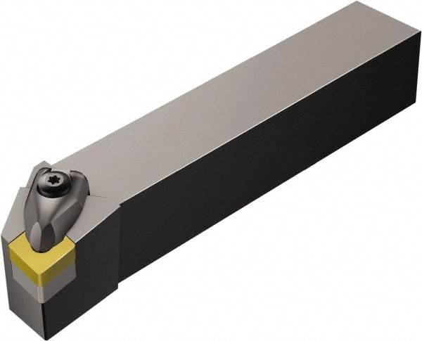 Sandvik Coromant - DCLNR/L, Left Hand Cut, -5° Lead Angle, 25mm Shank Height x 25mm Shank Width, Negative Rake Indexable Turning Toolholder - 150mm OAL, CNMG 19 06 12, CNMG 643 Insert Compatibility, Series T-Max P - Americas Industrial Supply