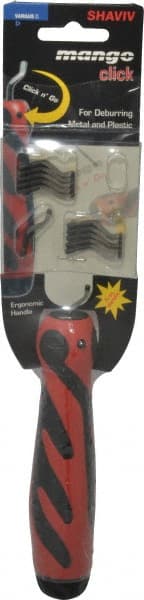 Shaviv - 13 Piece High Speed Steel Hand Deburring Tool Set - Americas Industrial Supply