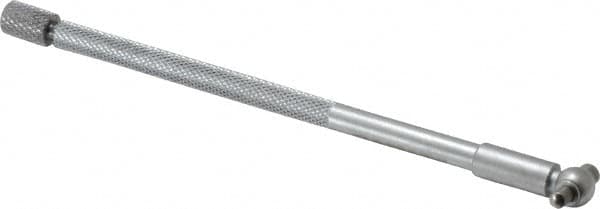 SPI - 5/16 to 1/2 Inch, 5-7/8 Inch Overall Length, Telescoping Gage - 4 Inch Long Handle, Hardened Tool Steel, Satin Chrome Finish - Americas Industrial Supply