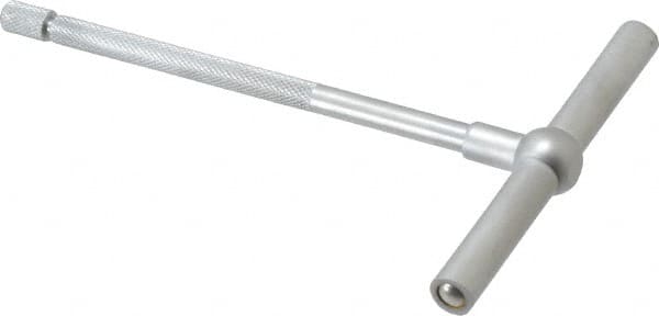 SPI - 3-1/2 to 6 Inch, 5-7/8 Inch Overall Length, Telescoping Gage - 5 Inch Long Handle, Hardened Tool Steel, Satin Chrome Finish - Americas Industrial Supply