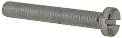 Value Collection - M6x1.00, 40mm Length Under Head Slotted Drive Machine Screw - Cheese Head, Grade 4.8 Steel, Zinc-Plated Finish, Without Washer - Americas Industrial Supply
