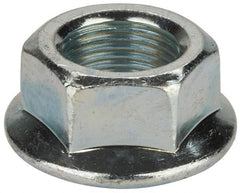 Value Collection - 3/4-16, 1-1/2" Flange Diam, Serrated Flange Nut - Grade Grade 2 Steel, Zinc-Plated Finish, 0.675" Flange Height - Americas Industrial Supply