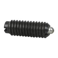 Gibraltar - 8-36, 7/16" Thread Length, 0.052" Plunger Projection, Steel Threaded Spring Plunger - 0.07" Max Plunger Diam, 0.437" Plunger Length, 0.5 Lb Init End Force, 1.5 Lb Final End Force - Americas Industrial Supply