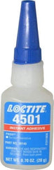 Loctite - 0.70 oz Bottle Clear Instant Adhesive - Series 4501 - Americas Industrial Supply