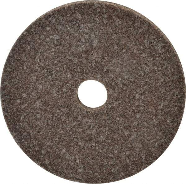3M - 6" Diam, 1/2" Face Width, 1" Center Hole, Coarse Grade, Aluminum Oxide Deburring Wheel - Unitized, Hard Density 8 Grade, 7,500 RPM - Americas Industrial Supply