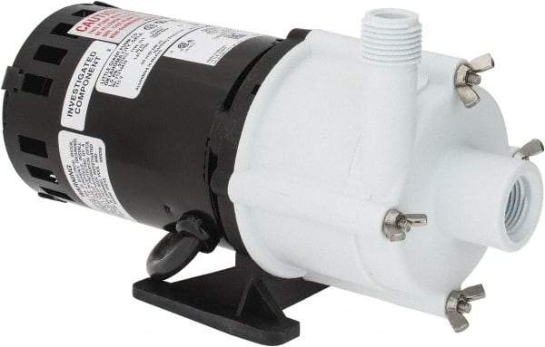 Little Giant Pumps - 1/30 HP, 14.6 Shut Off Feet, Magnetic Drive Pump - 3100 RPM, 1 Phase, 60 Hz - Americas Industrial Supply