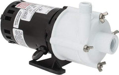 Little Giant Pumps - 1/30 HP, 14.6 Shut Off Feet, Magnetic Drive Pump - 3100 RPM, 1 Phase, 60 Hz - Americas Industrial Supply