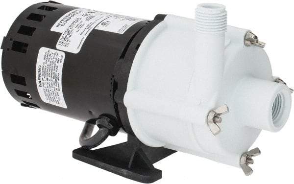 Little Giant Pumps - 1/25 HP, 14.6 Shut Off Feet, Magnetic Drive Pump - 1 Phase, 60 Hz - Americas Industrial Supply