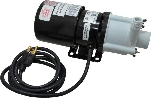 Little Giant Pumps - 1/12 HP, 21.9 Shut Off Feet, Magnetic Drive Pump - 1 Phase, 60 Hz - Americas Industrial Supply