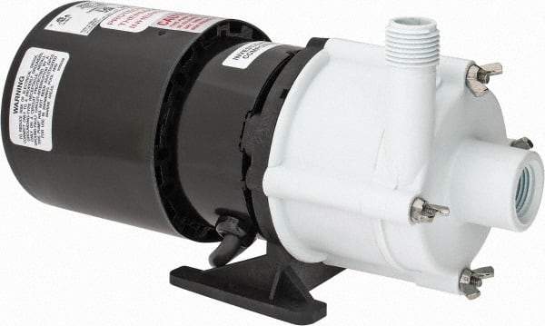 Little Giant Pumps - 1/12 HP, 23.7 Shut Off Feet, Magnetic Drive Pump - 3250 RPM, 1 Phase, 60 Hz - Americas Industrial Supply