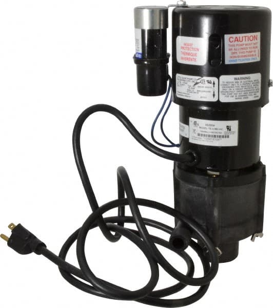 Little Giant Pumps - 1/10 HP, 10-1/2 Working PSI, 24.3 Shut Off Feet, Magnetic Drive Pump - 3000 RPM, 1 Phase, 60 Hz, 1.7 Amps - Americas Industrial Supply