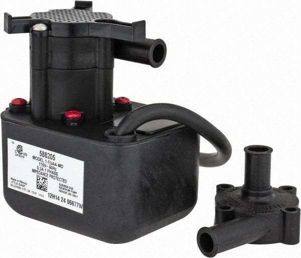 Little Giant Pumps - 1/200 HP, 5 Shut Off Feet, Magnetic Drive Pump - 3250 RPM, 1 Phase, 60 Hz - Americas Industrial Supply