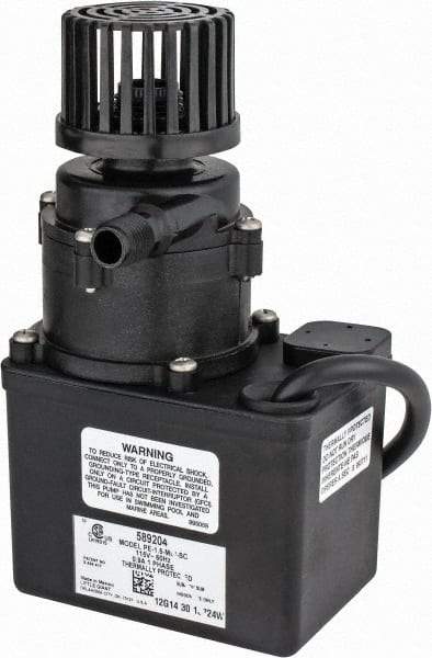 Little Giant Pumps - 1/35 HP, 12.8 Shut Off Feet, Magnetic Drive Pump - 1 Phase, 60 Hz - Americas Industrial Supply