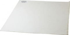Made in USA - 12" Long, 12" Wide, Silicone Rubber Foam Sheet - 50 to 60 Durometer, White, -20 to 500°F, 640 psi Tensile Strength, Adhesive Backing, Stock Length - Americas Industrial Supply