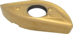 Seco - 218.200.375 ME05 Grade F40M Carbide Milling Insert - TiAlN/TiN Finish, 0.152" Thick, 3/8" Corner Radius - Americas Industrial Supply