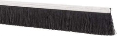 PRO-SOURCE - 1/2" Back Strip Brush Width, Metal Black Nylon Strip Brush - 1" Bristle Length, Nylon, 36" OAL - Americas Industrial Supply