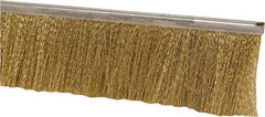 PRO-SOURCE - 5/16" Back Strip Brush Width, Stainless Steel Back Strip Brush - 3" Bristle Length, Stainless Steel, 36" OAL - Americas Industrial Supply
