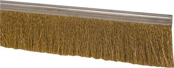 PRO-SOURCE - 5/16" Back Strip Brush Width, Stainless Steel Back Strip Brush - 2" Bristle Length, Stainless Steel, 72" OAL - Americas Industrial Supply