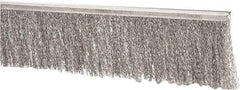 PRO-SOURCE - 5/16" Back Strip Brush Width, Stainless Steel Back Strip Brush - 3" Bristle Length, Stainless Steel, 72" OAL - Americas Industrial Supply
