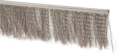 PRO-SOURCE - 5/16" Back Strip Brush Width, Stainless Steel Back Strip Brush - 4" Bristle Length, Stainless Steel, 72" OAL - Americas Industrial Supply