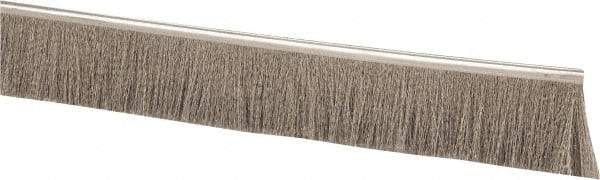 PRO-SOURCE - 1/2" Back Strip Brush Width, Stainless Steel Back Strip Brush - 2" Bristle Length, Stainless Steel, 36" OAL - Americas Industrial Supply
