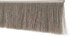 PRO-SOURCE - 1/2" Back Strip Brush Width, Stainless Steel Back Strip Brush - 3" Bristle Length, Stainless Steel, 36" OAL - Americas Industrial Supply