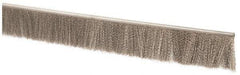 PRO-SOURCE - 1/2" Back Strip Brush Width, Stainless Steel Back Strip Brush - 2" Bristle Length, Stainless Steel, 72" OAL - Americas Industrial Supply