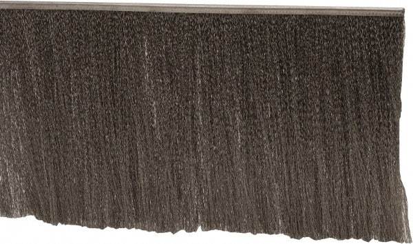 PRO-SOURCE - 1/2" Back Strip Brush Width, Stainless Steel Back Strip Brush - 6" Bristle Length, Stainless Steel, 72" OAL - Americas Industrial Supply