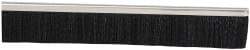 PRO-SOURCE - 1/2" Back Strip Brush Width, Stainless Steel Back Strip Brush - 1" Bristle Length, Nylon, 72" OAL - Americas Industrial Supply
