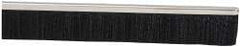 PRO-SOURCE - 1/2" Back Strip Brush Width, Stainless Steel Back Strip Brush - 2" Bristle Length, Nylon, 72" OAL - Americas Industrial Supply