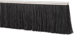 PRO-SOURCE - 1/2" Back Strip Brush Width, Stainless Steel Back Strip Brush - 6" Bristle Length, Nylon, 72" OAL - Americas Industrial Supply