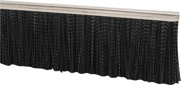 PRO-SOURCE - 7/8" Back Strip Brush Width, Stainless Steel Back Strip Brush - 3" Bristle Length, Nylon, 36" OAL - Americas Industrial Supply