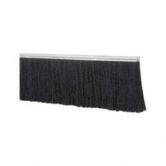 Value Collection - 5/16" Back Strip Brush Width, Stainless Steel Back Strip Brush - 4" Bristle Length, Nylon, 36" OAL - Americas Industrial Supply