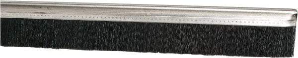 PRO-SOURCE - 5/16" Back Strip Brush Width, Stainless Steel Back Strip Brush - 1" Bristle Length, Nylon, 72" OAL - Americas Industrial Supply