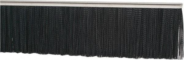 PRO-SOURCE - 5/16" Back Strip Brush Width, Stainless Steel Back Strip Brush - 4" Bristle Length, Nylon, 72" OAL - Americas Industrial Supply