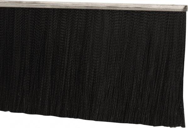 PRO-SOURCE - 5/16" Back Strip Brush Width, Stainless Steel Back Strip Brush - 6" Bristle Length, Nylon, 72" OAL - Americas Industrial Supply