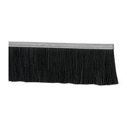 PRO-SOURCE - 1/2" Back Strip Brush Width, Metal Black Nylon Strip Brush - 3" Bristle Length, Nylon, 36" OAL - Americas Industrial Supply