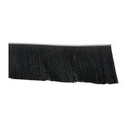 PRO-SOURCE - 1/2" Back Strip Brush Width, Metal Black Nylon Strip Brush - 6" Bristle Length, Nylon, 36" OAL - Americas Industrial Supply