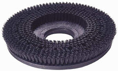 Made in USA - 18" Diam Floor Brush - 16" Machine, Polypropylene - Americas Industrial Supply