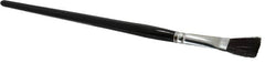 PRO-SOURCE - Camel Hair Artist's Paint Brush - 1/2" Wide, 3/4" Bristle Length, 5-1/2" Wood Handle - Americas Industrial Supply