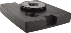 Rubbermaid - Black Plastic Weighted Base - Compatible with 56 Gal Containers, 21-1/8" Long, 5" High - Americas Industrial Supply