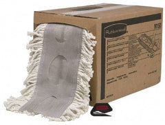 Rubbermaid - 480" Long x 5" Wide Cotton Yarn Duster Cut-to-Length Roll - White - Americas Industrial Supply